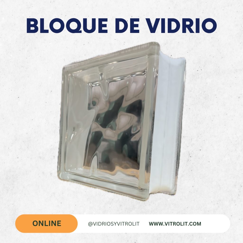 Bloque de vidrio promocion